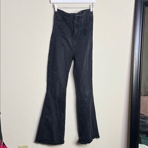 Free People We The Free Dark Gray Denim